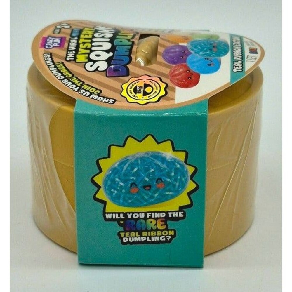 Mystery Squishy Dumpling Teal Ribbon Edition Crazy Fun RMS New Sealed - Picture 2 of 4